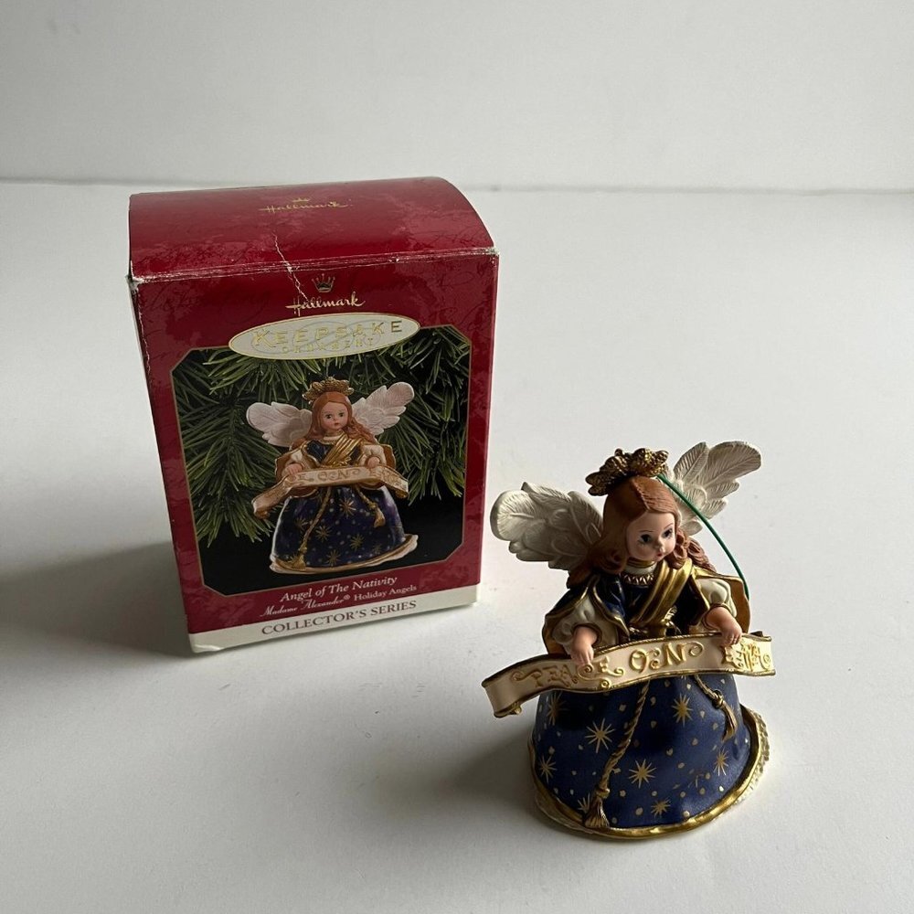 Vintage Angel of the Nativity Christmas Ornament - Hallmark Collector's Series